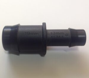 Reducing joiner 19mm x 13mm barbed