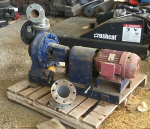Ajax pump with 7.5 kw motor
