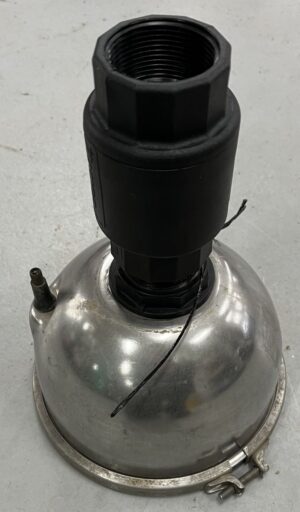 Foot valve with large screen
