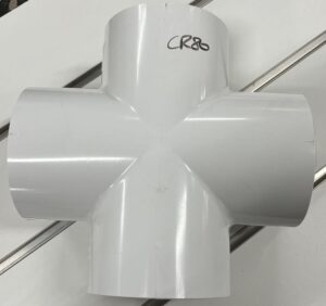 80mm PVC cross