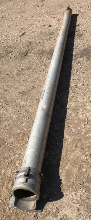 Aluminium pipe 6'' x 6mt second hand