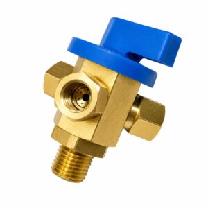 Three way control valve
